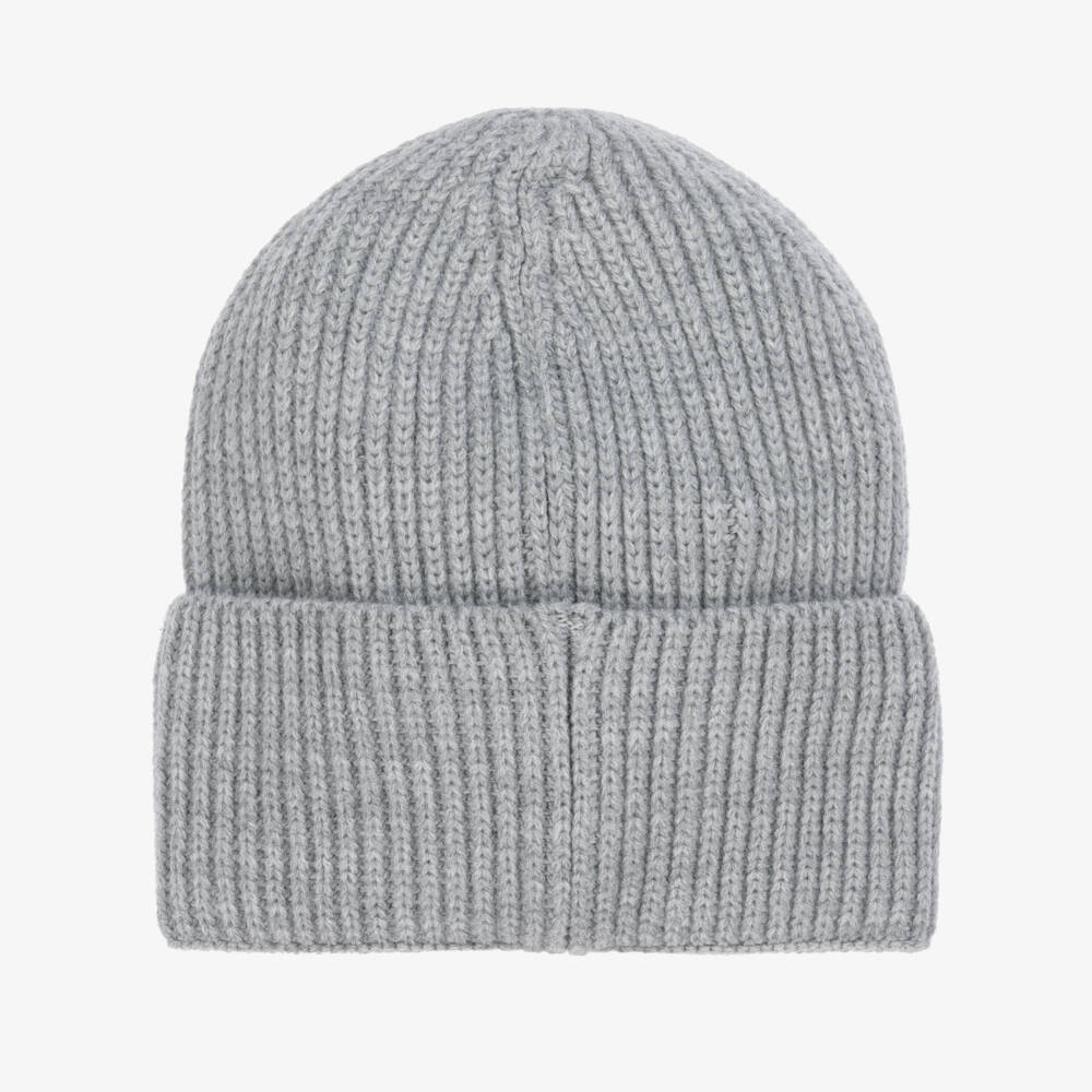 Calvin Klein-Серая вязаная шапка для мальчиков | Childrensalon Outlet