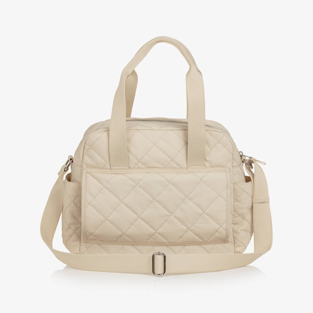 Calvin Klein-Ivory Quilted Changing Bag (38cm) | Childrensalon Outlet