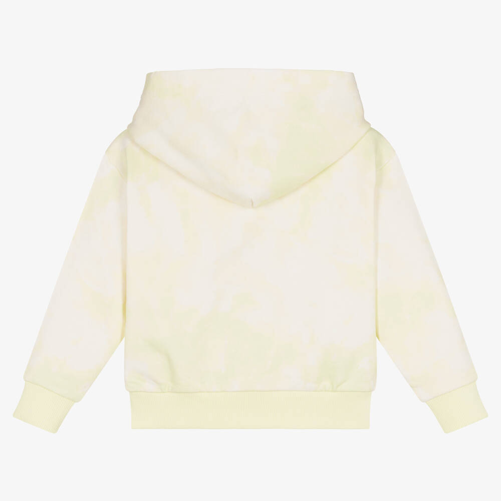 Calvin Klein Jeans Light Green Bleached Cotton Hoodie