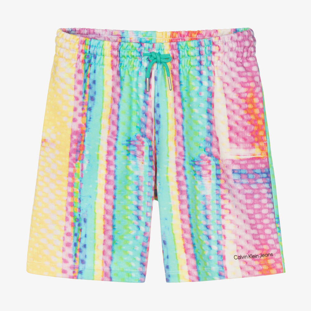 Calvin Klein - Multicolour Cotton Jersey Shorts | Childrensalon