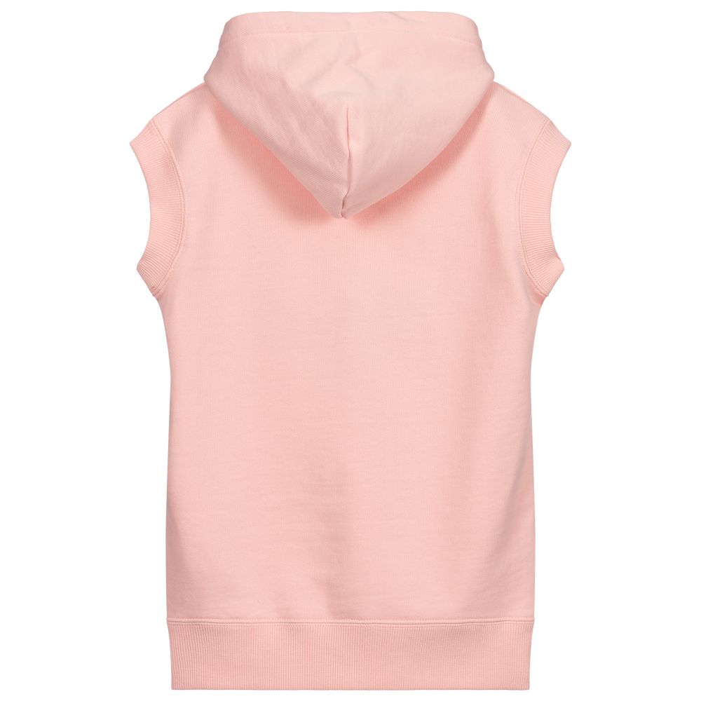 Calvin Klein Jeans-Pink Cotton Hooded Dress | Childrensalon Outlet