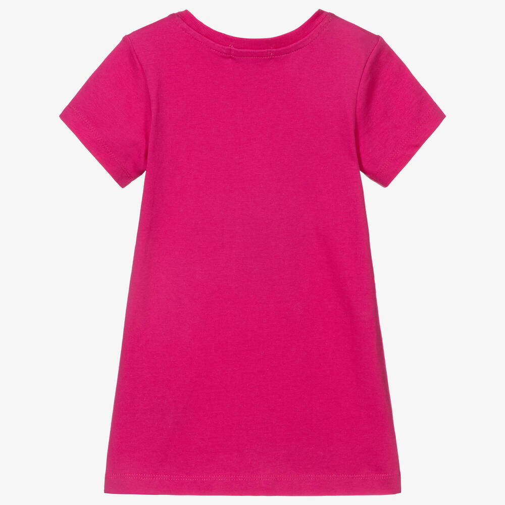 Calvin Klein Джинсы-Розовое платье из органического хлопка | Childrensalon Outlet