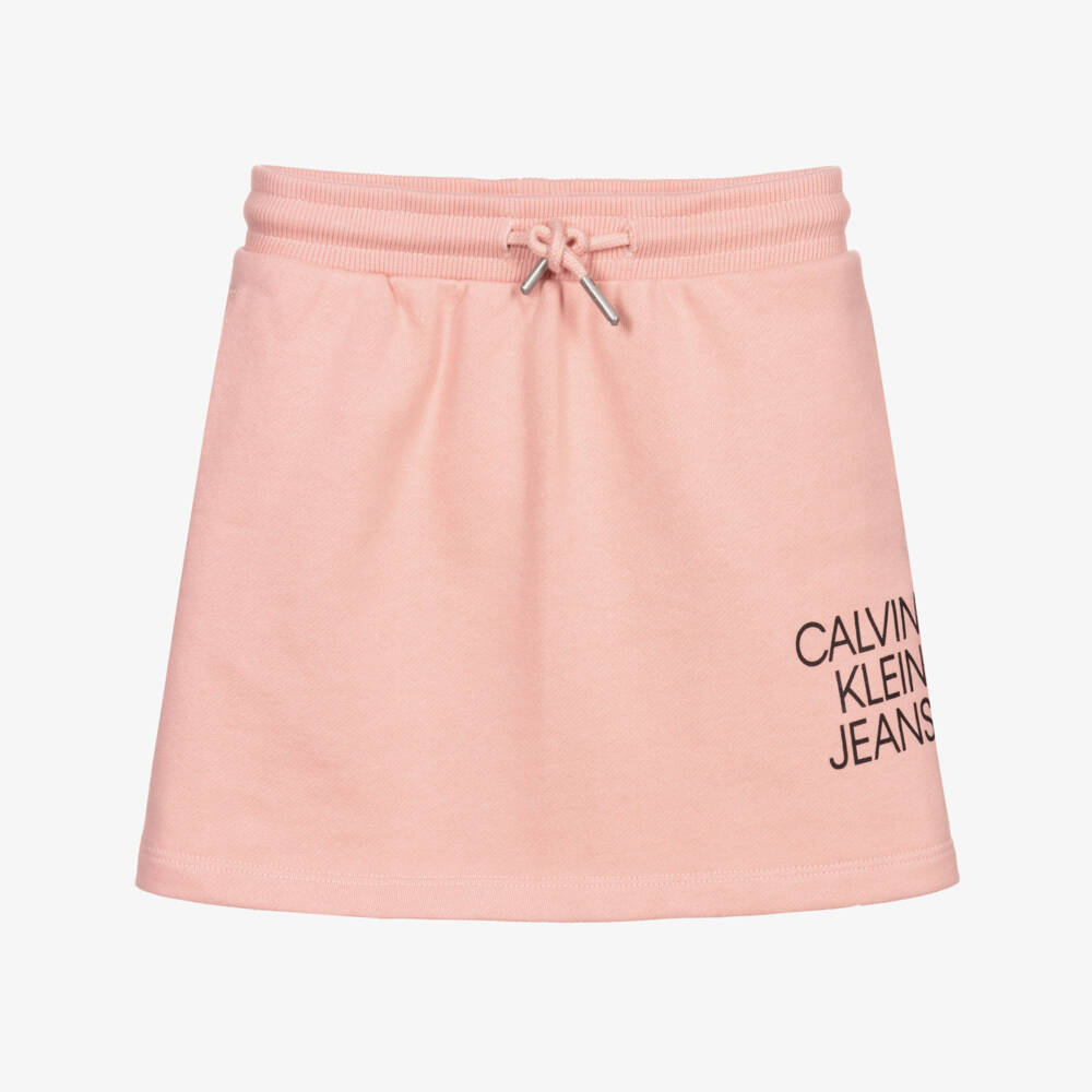 Calvin Klein Джинсы-Розовая юбка из органического хлопка | Childrensalon Outlet