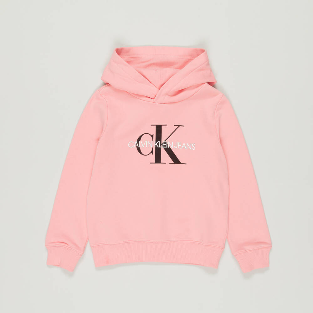 Calvin Klein-Preloved Pink Logo Hoodie (6 years) | Childrensalon Outlet