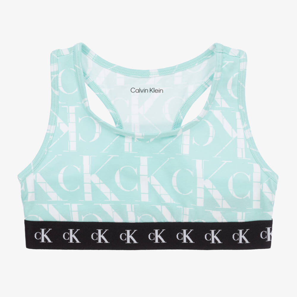 Cropped calvin klein top discount