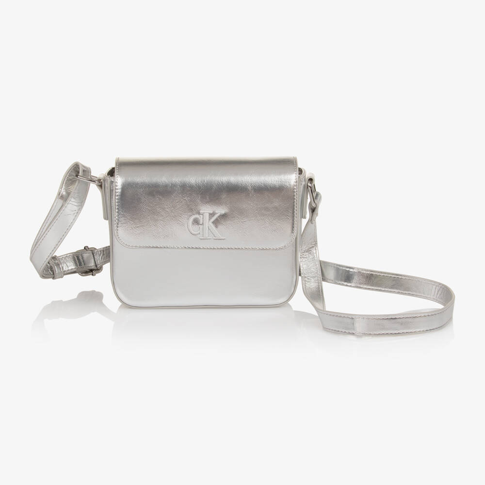 Calvin Klein-Silver Charm Girls Handbag Delight | Childrensalon Outlet