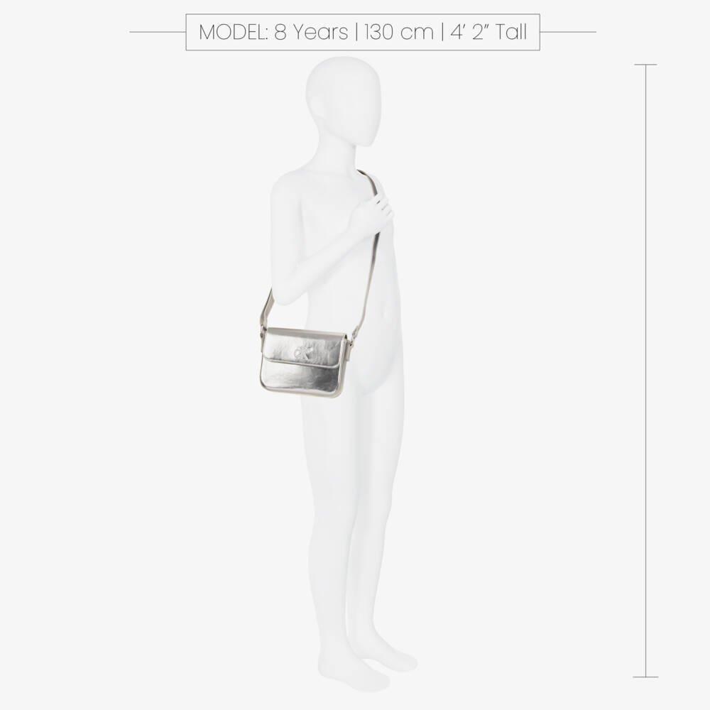 Calvin Klein-Silver Charm Girls Handbag Delight | Childrensalon Outlet