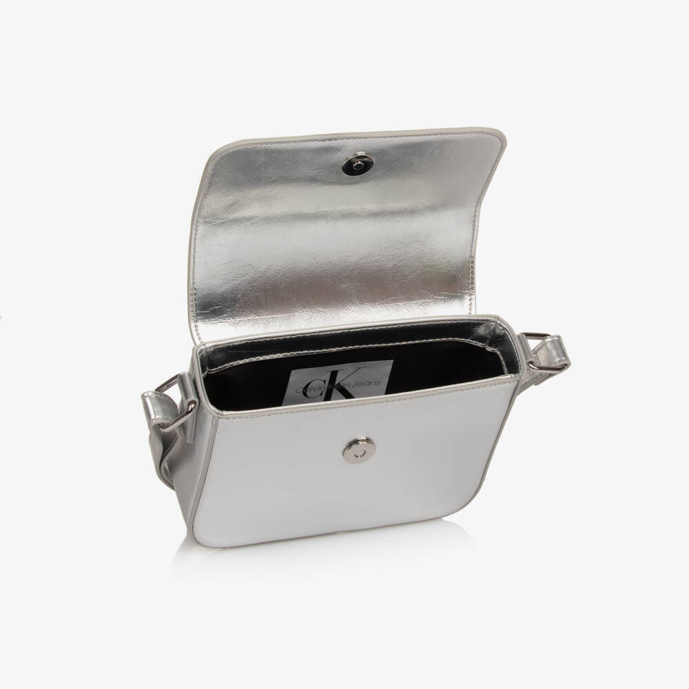 Calvin Klein-Silver Charm Girls Handbag Delight | Childrensalon Outlet