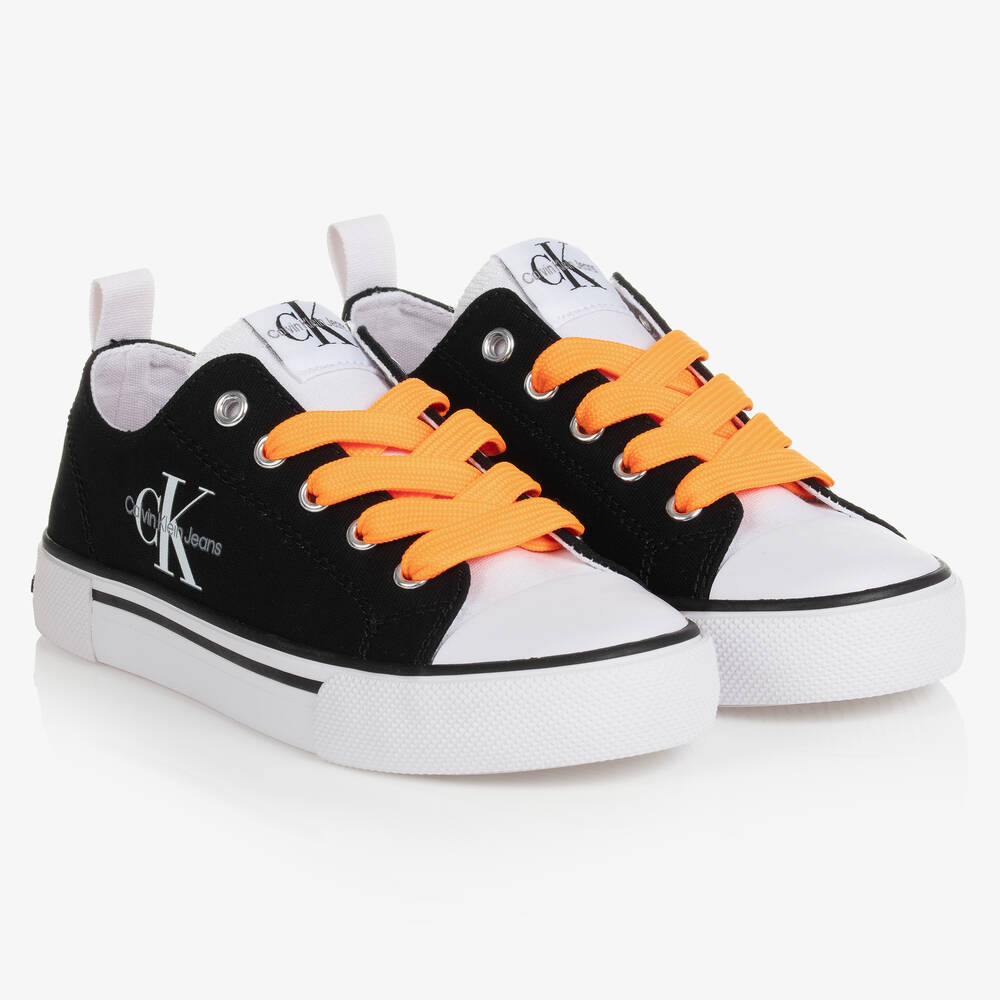 Calvin Klein Jeans - Teen Canvas-Sneakers schwarz/weiß | Childrensalon