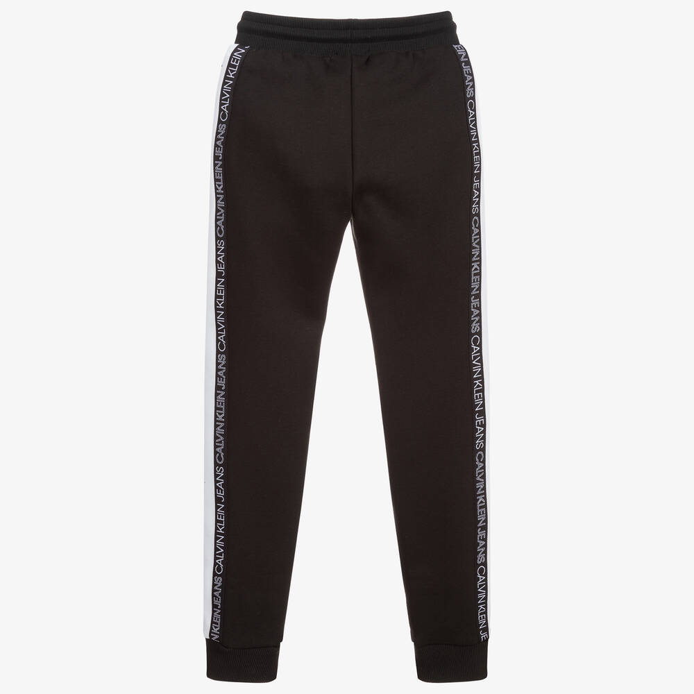 Calvin Klein Jeans-Teen Black & White Joggers | Childrensalon Outlet