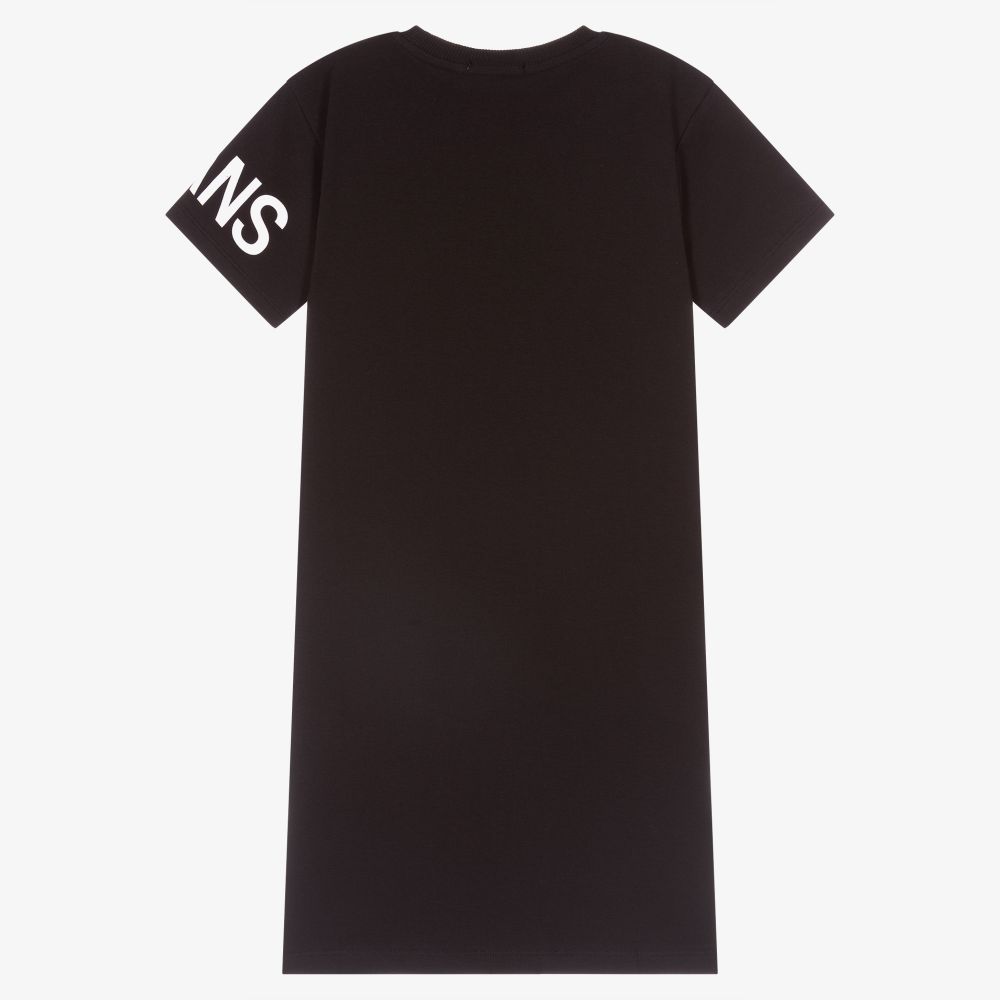 Calvin Klein Jeans-Teen Black & White Logo Dress | Childrensalon Outlet