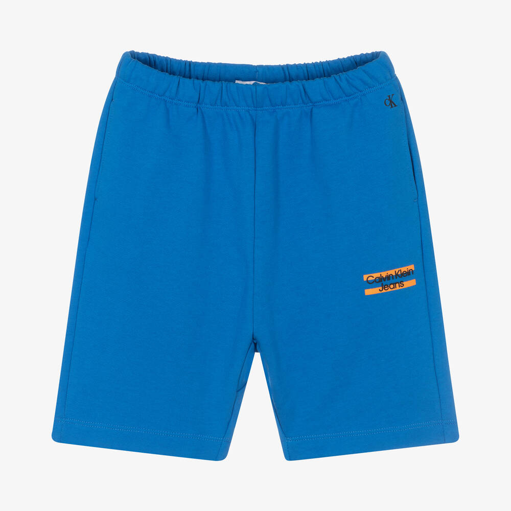 Calvin Klein Jeans - Blaue Teen Jersey-Shorts mit Print | Childrensalon