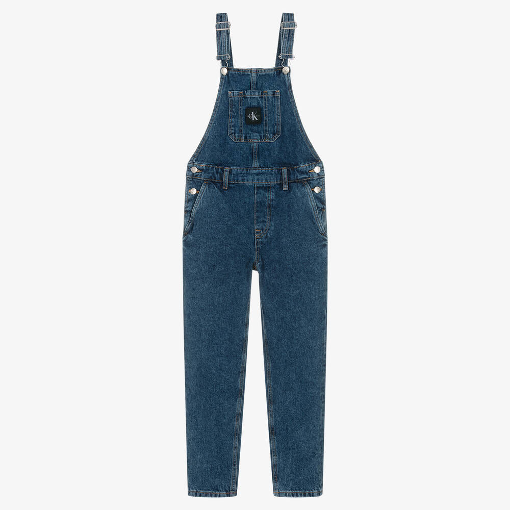 Calvin Klein Jeans - Blaue Teen Jeans-Latzhose | Childrensalon