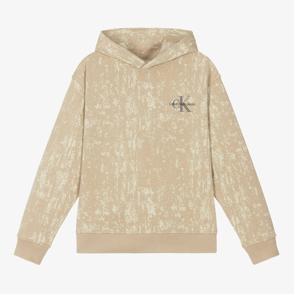 calvin klein beige hoodie