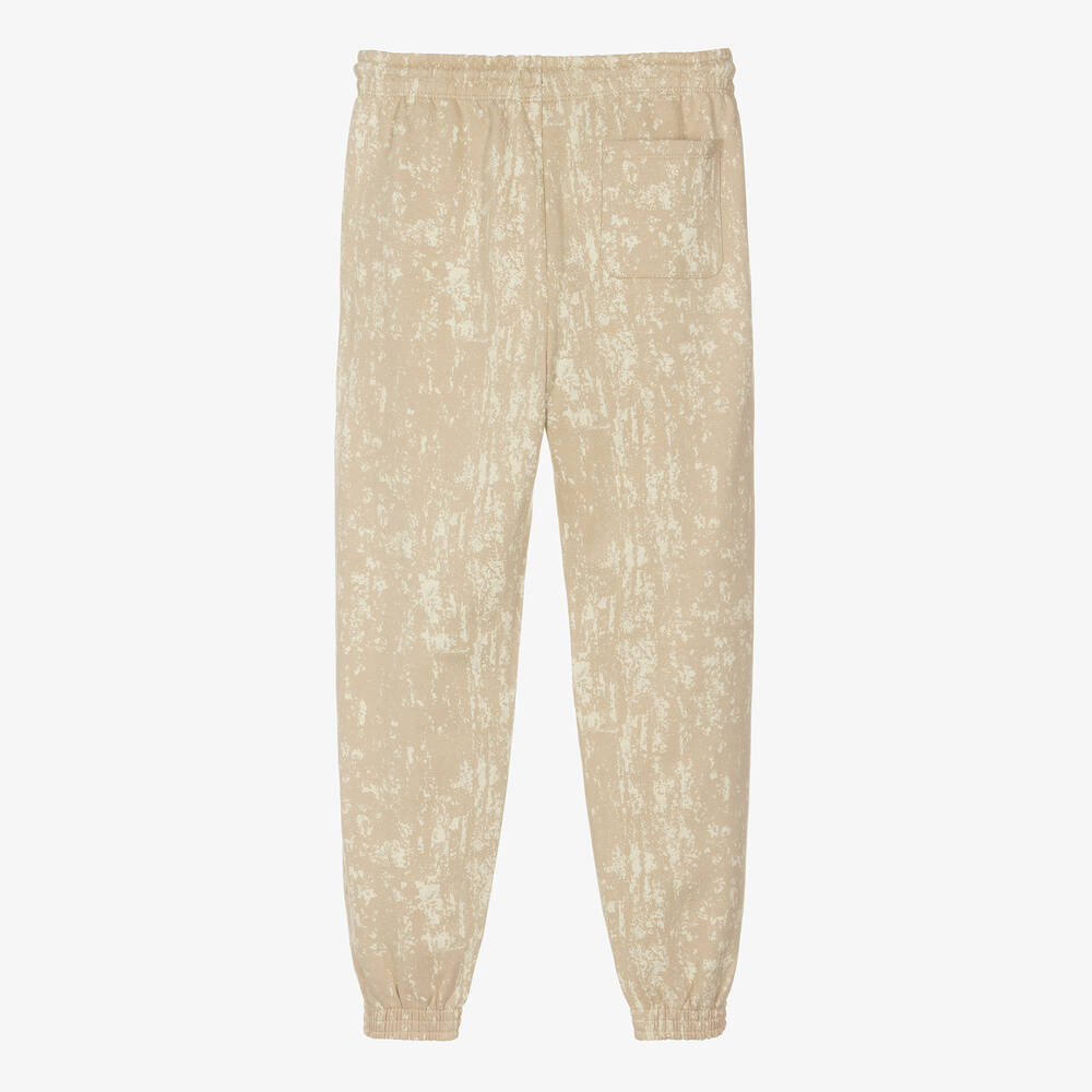 Calvin Klein-Teen Boys Beige Acid Wash Joggers | Childrensalon Outlet
