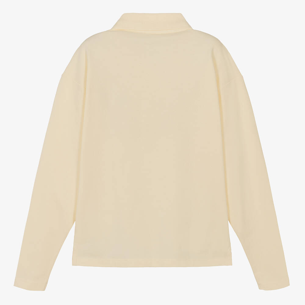 Calvin Klein-Бежевая рубашка поло из хлопка | Childrensalon Outlet