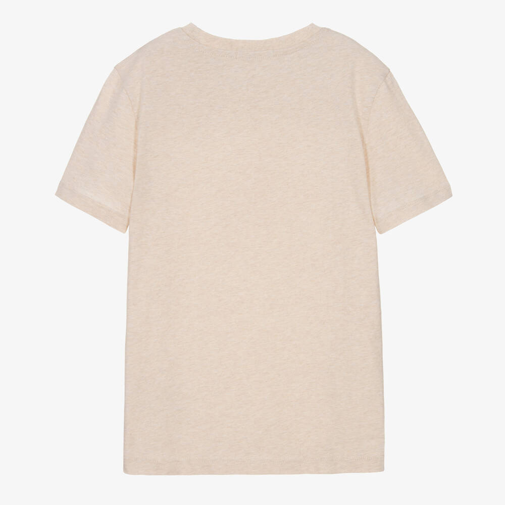 Tシャツ・カットソー BEIGE COTTON T-SHIRT Logo T-shirt | Beige | Jack & Jones®