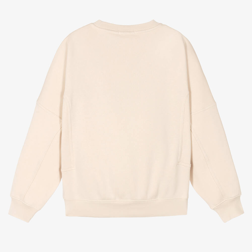 Calvin klein beige sweatshirt sales