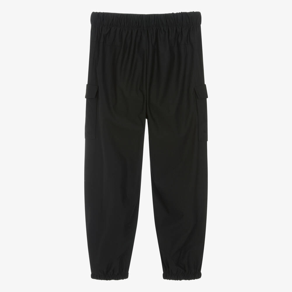 Calvin Klein-Teen Boys Black Cargo Trousers | Childrensalon Outlet