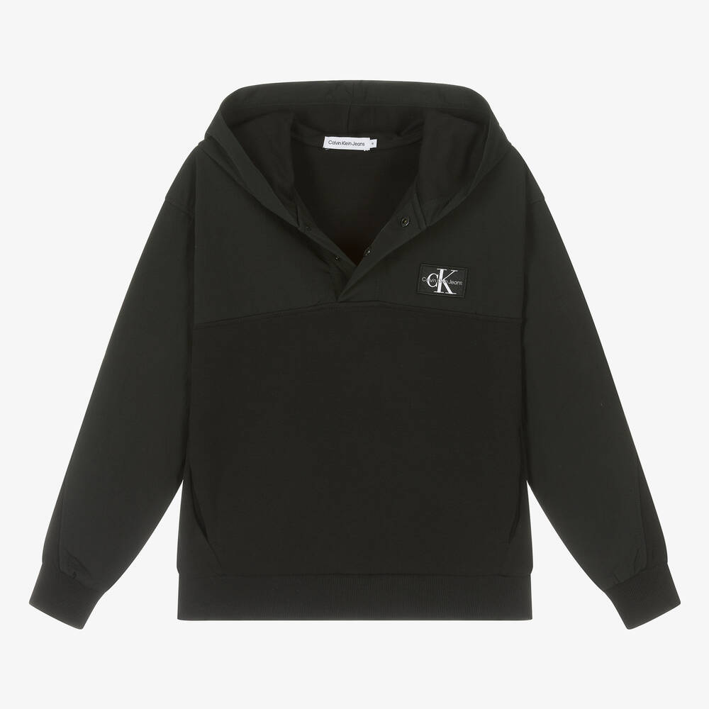 Ck black hoodie 2025