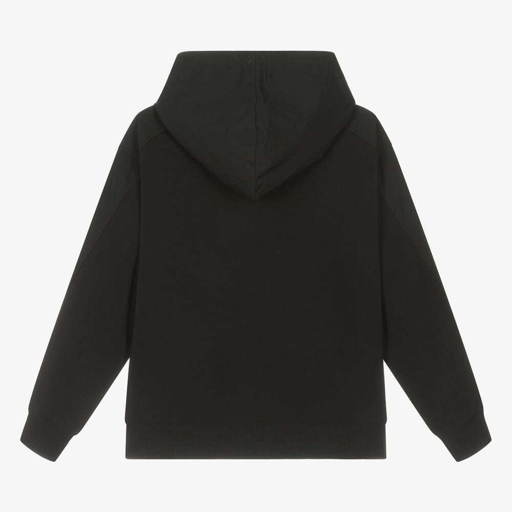 Boys plain black hoodie 2025
