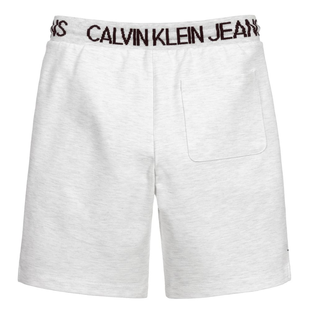 Calvin Klein Jeans Teen Boys Black Logo Shorts