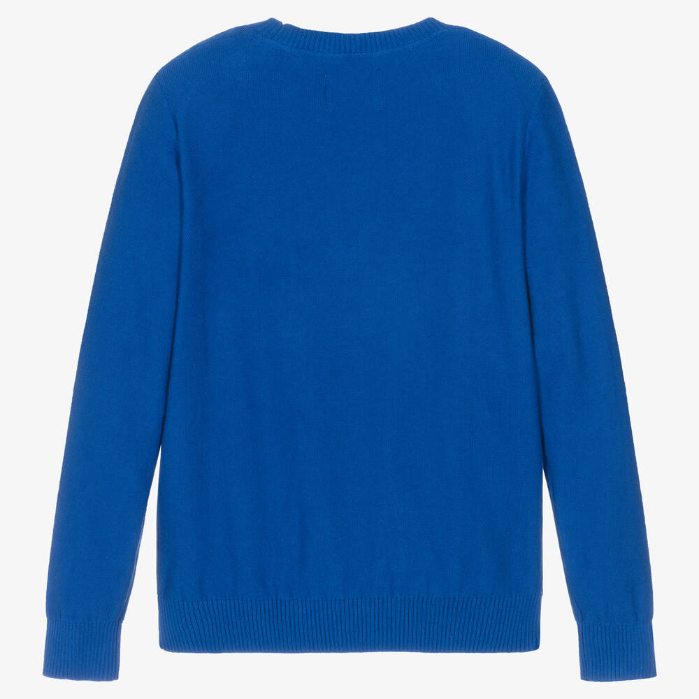 Calvin klein sweater blue discount
