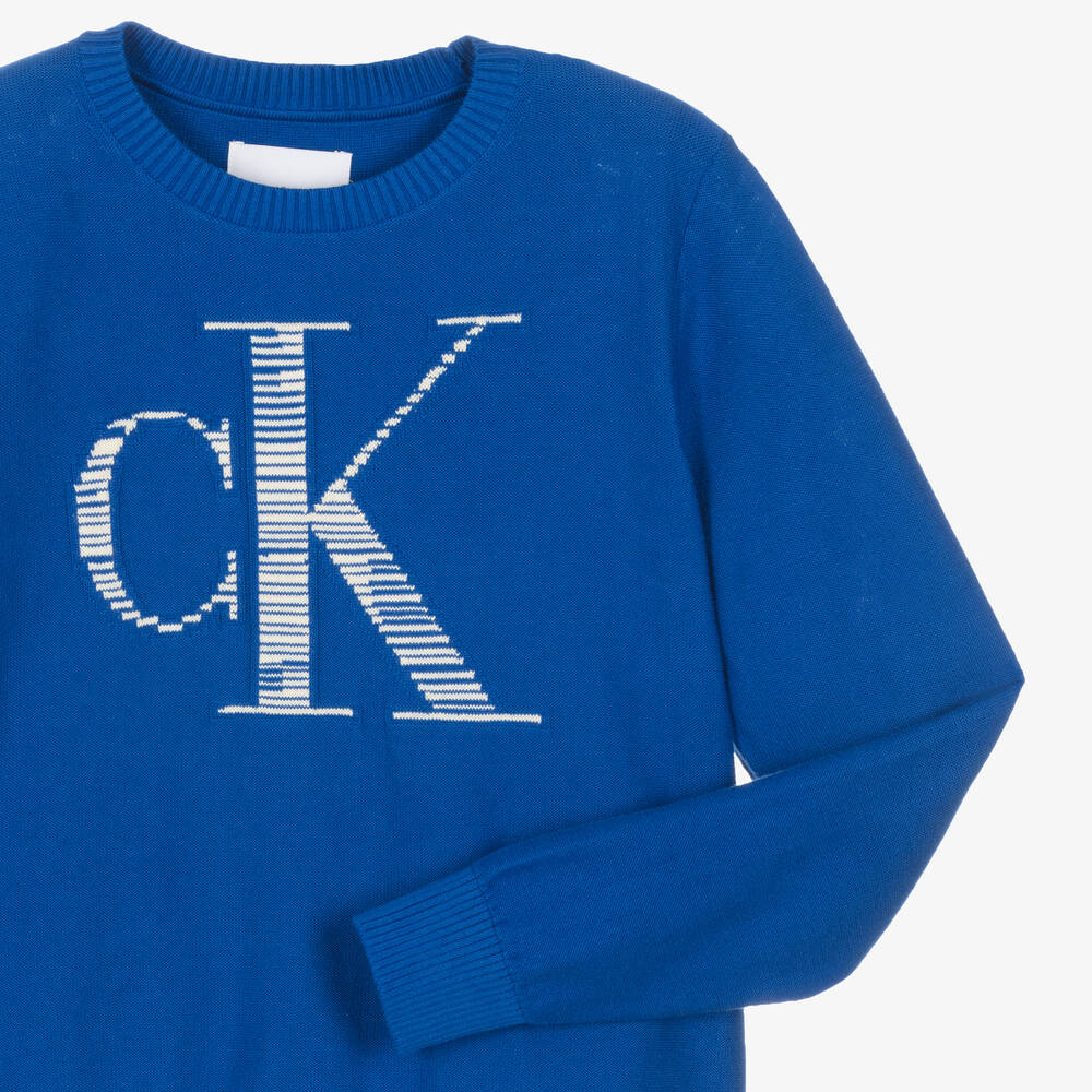 Calvin klein blue sweater 2025
