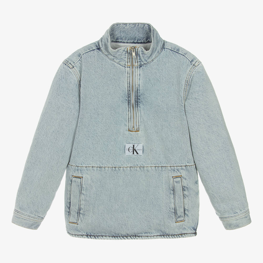 Blue half jacket new arrivals