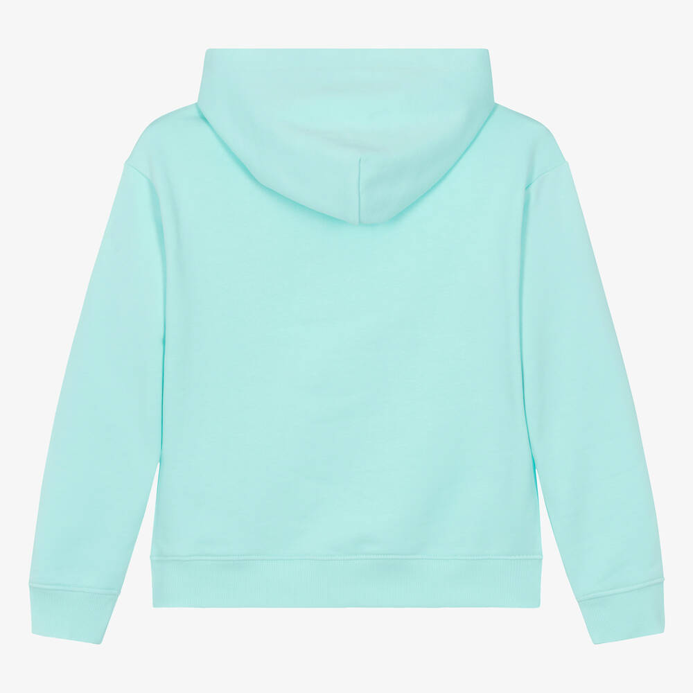 Calvin Klein-Teen Boys Blue Logo Hoodie | Childrensalon Outlet