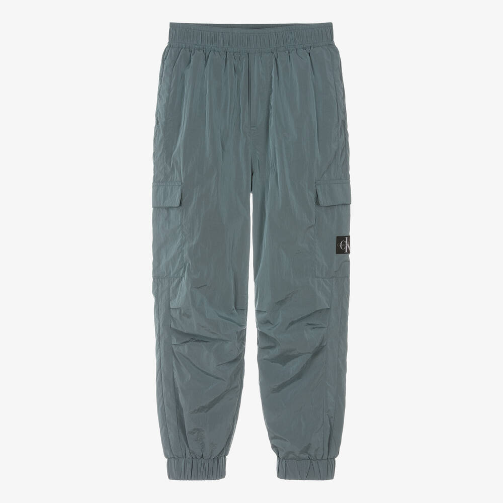 Calvin Klein-Teen Boys Blue Shell Cargo Joggers | Childrensalon Outlet
