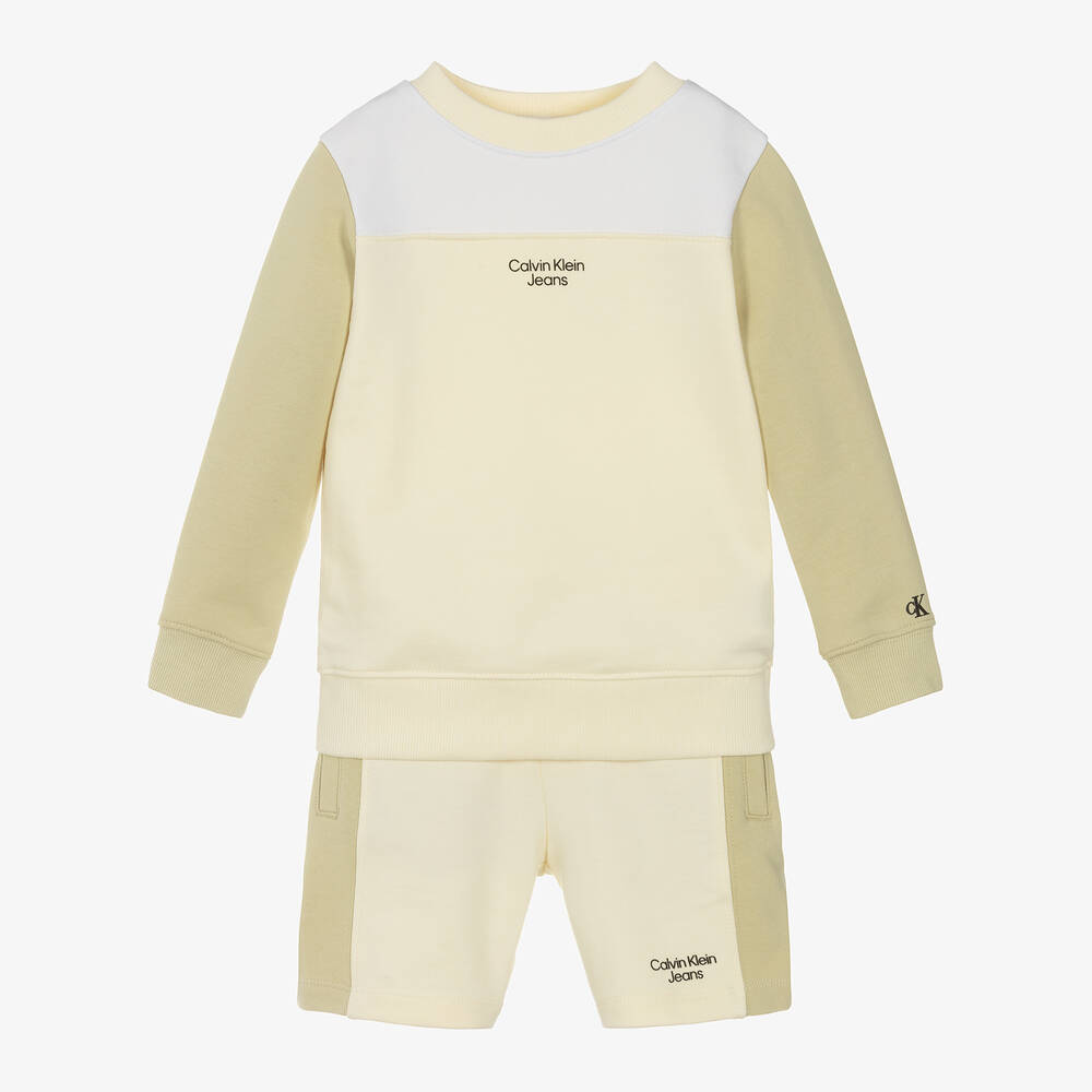 Calvin klein jumper and shorts set outlet