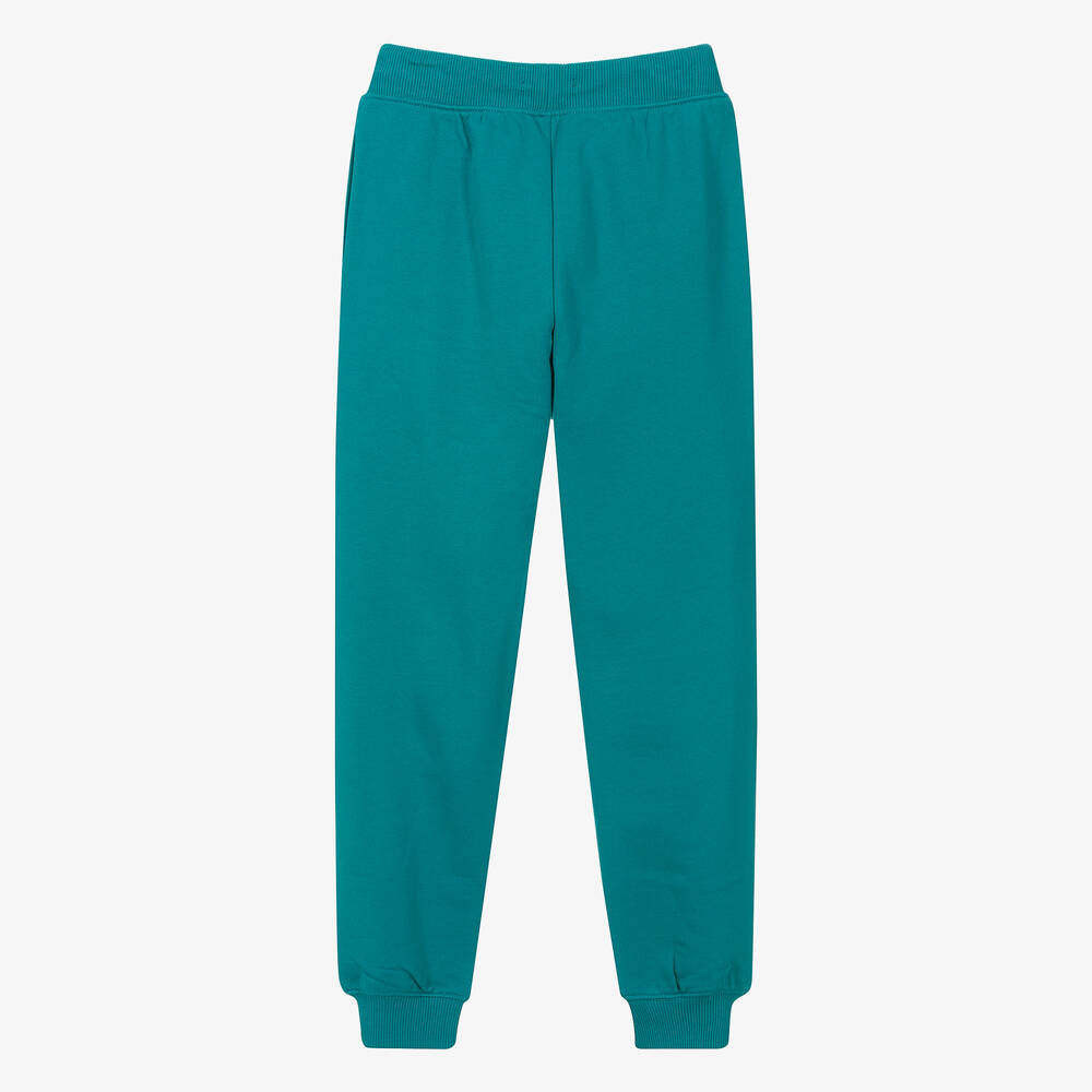 Calvin Klein-Teen Boys Green Cotton Joggers | Childrensalon Outlet