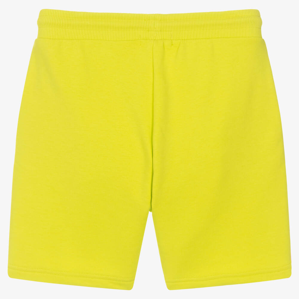 Calvin Klein Jeans-Teen Boys Green Logo Shorts | Childrensalon Outlet