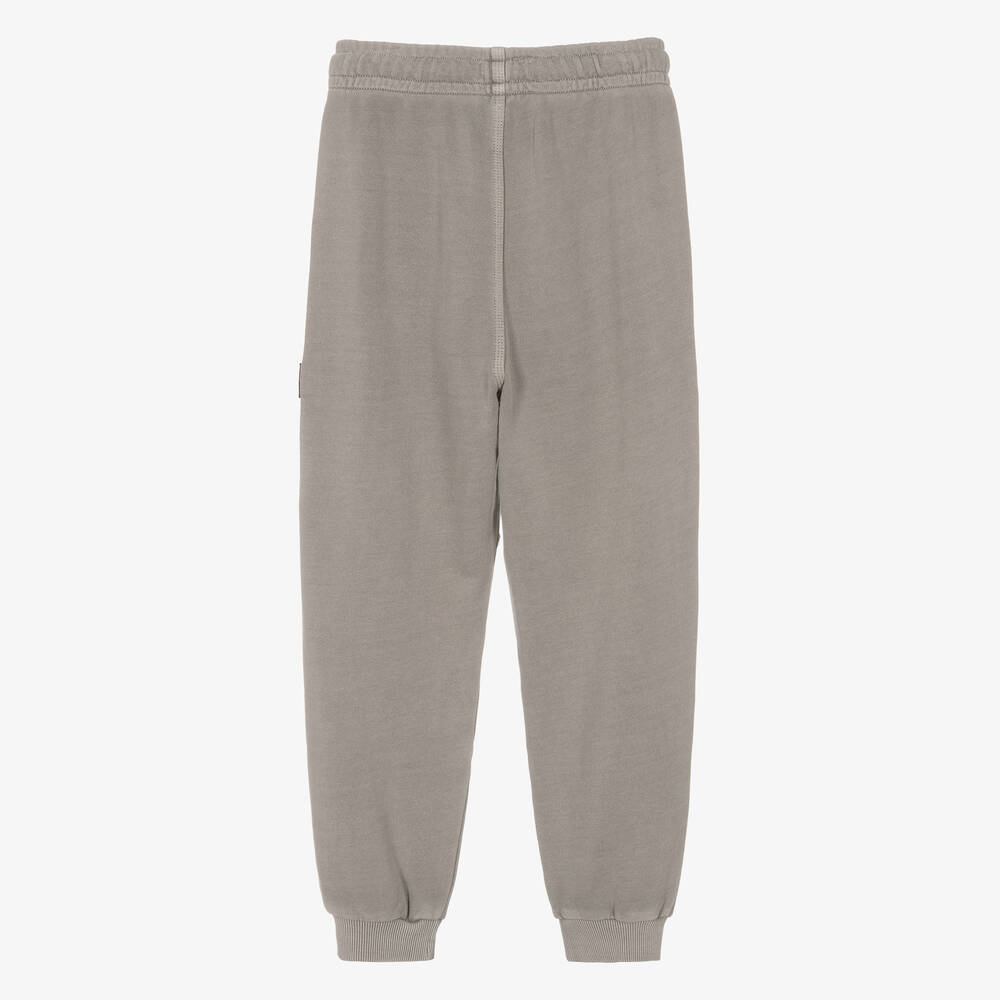 Calvin Klein-Teen Boys Grey Cotton Joggers | Childrensalon Outlet