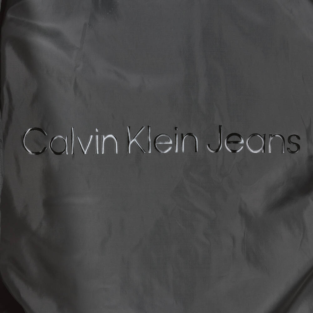 Calvin Klein-Teen Boys Grey Quilted Padded Jacket | Childrensalon Outlet