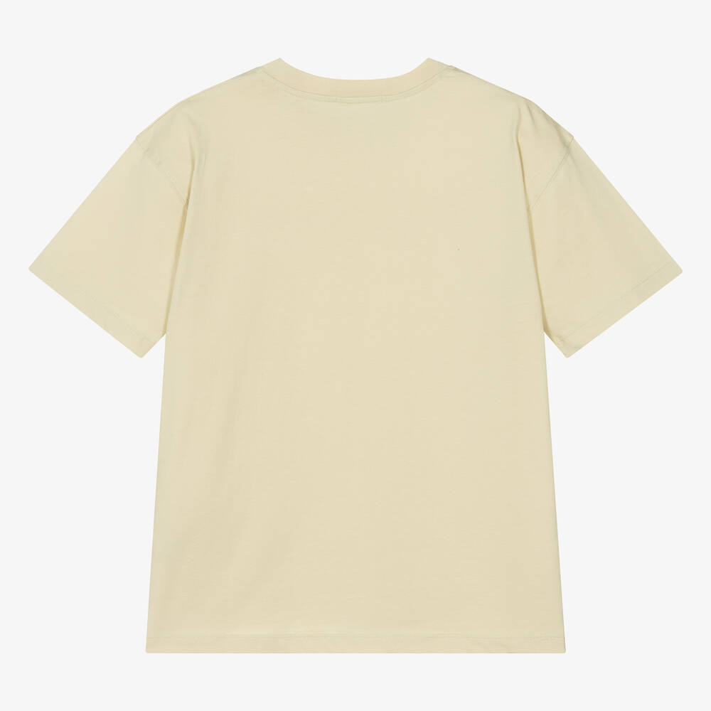 Calvin Klein-Teen Boys Pale Green Cotton T-Shirt | Childrensalon Outlet