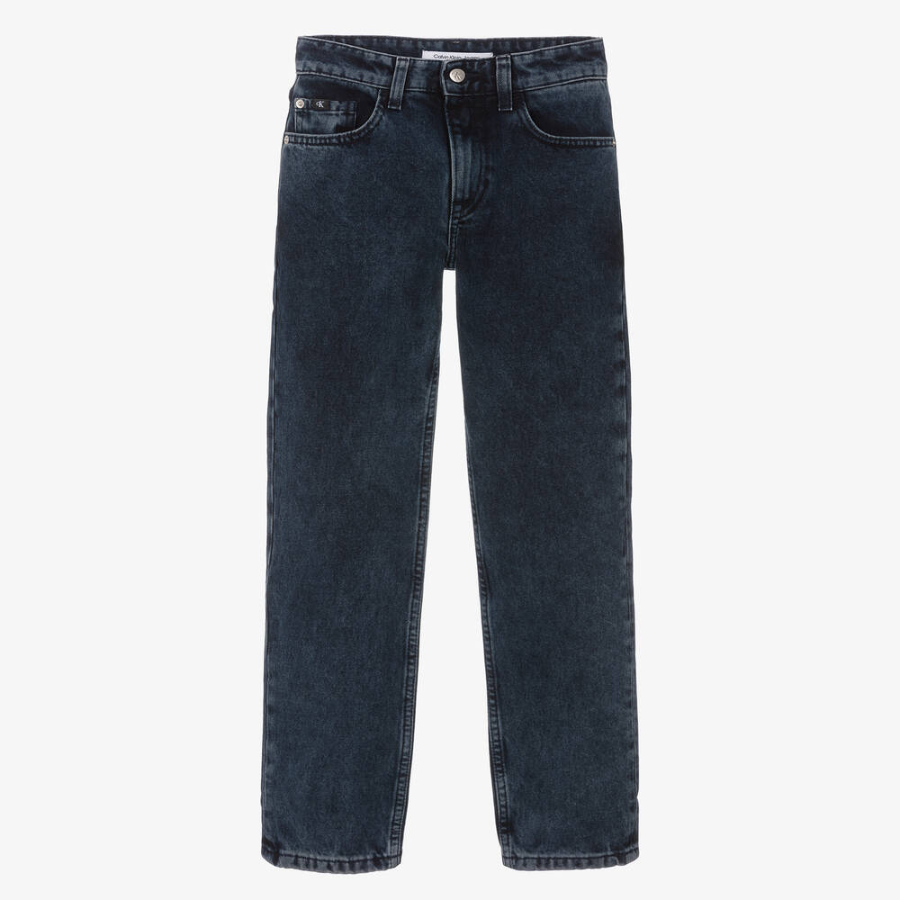 Calvin Klein-Teen Boys Regular Straight Denim Jeans | Childrensalon Outlet