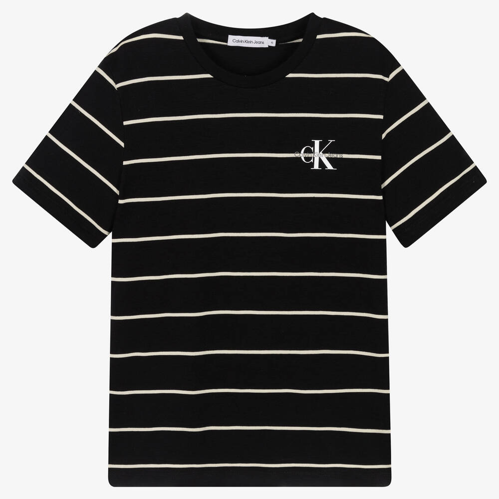 Calvin Klein Jeans - Teen Boys Striped Sun Reveal T-Shirt | Childrensalon