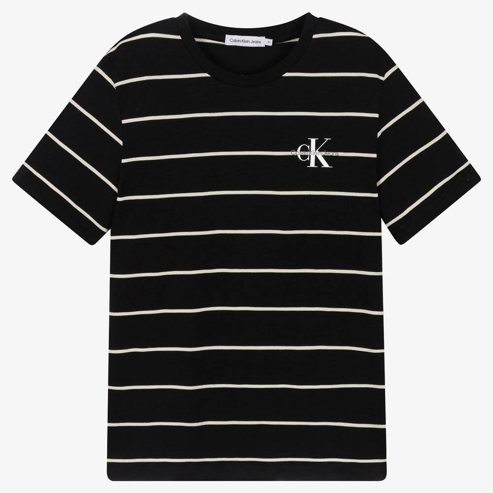 Calvin Klein Jeans - Gestreiftes T-Shirt mit Farbwechsel | Childrensalon