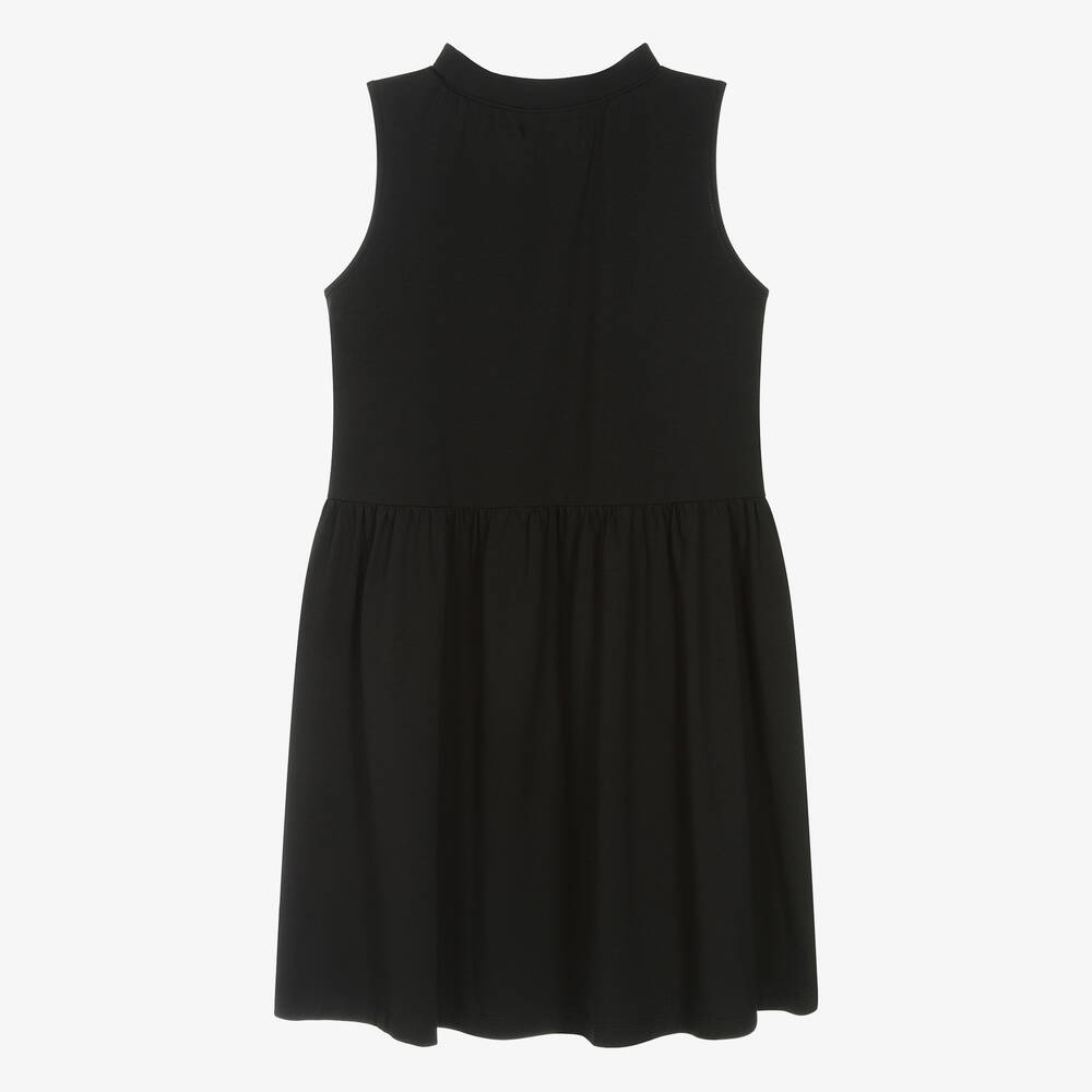 Calvin Klein-Teen Girls Black Cotton Dress | Childrensalon Outlet