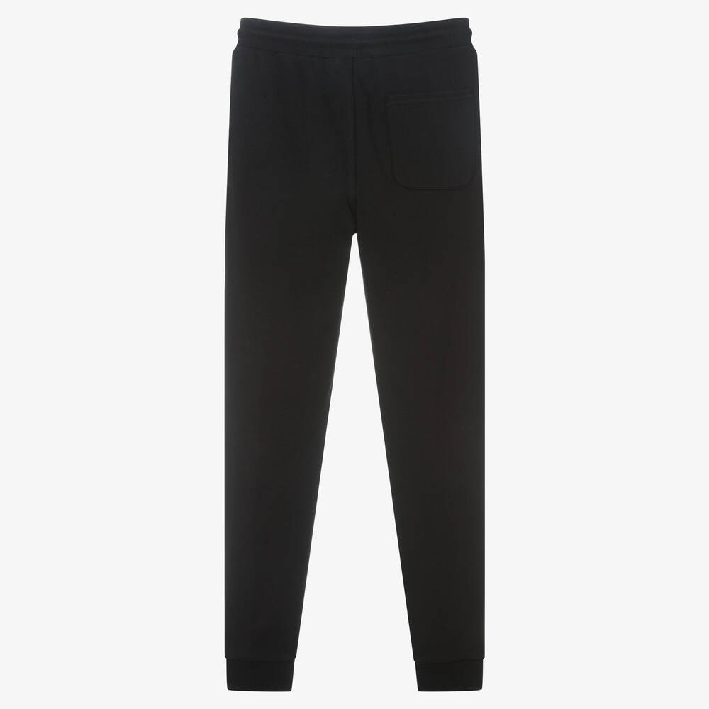 Calvin Klein Jeans-Teen Girls Black Cotton Joggers | Childrensalon Outlet