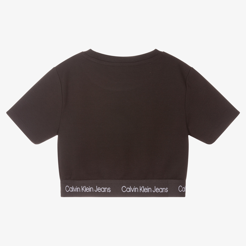 Calvin Klein Джинсы-Черная укороченная футболка | Childrensalon Outlet