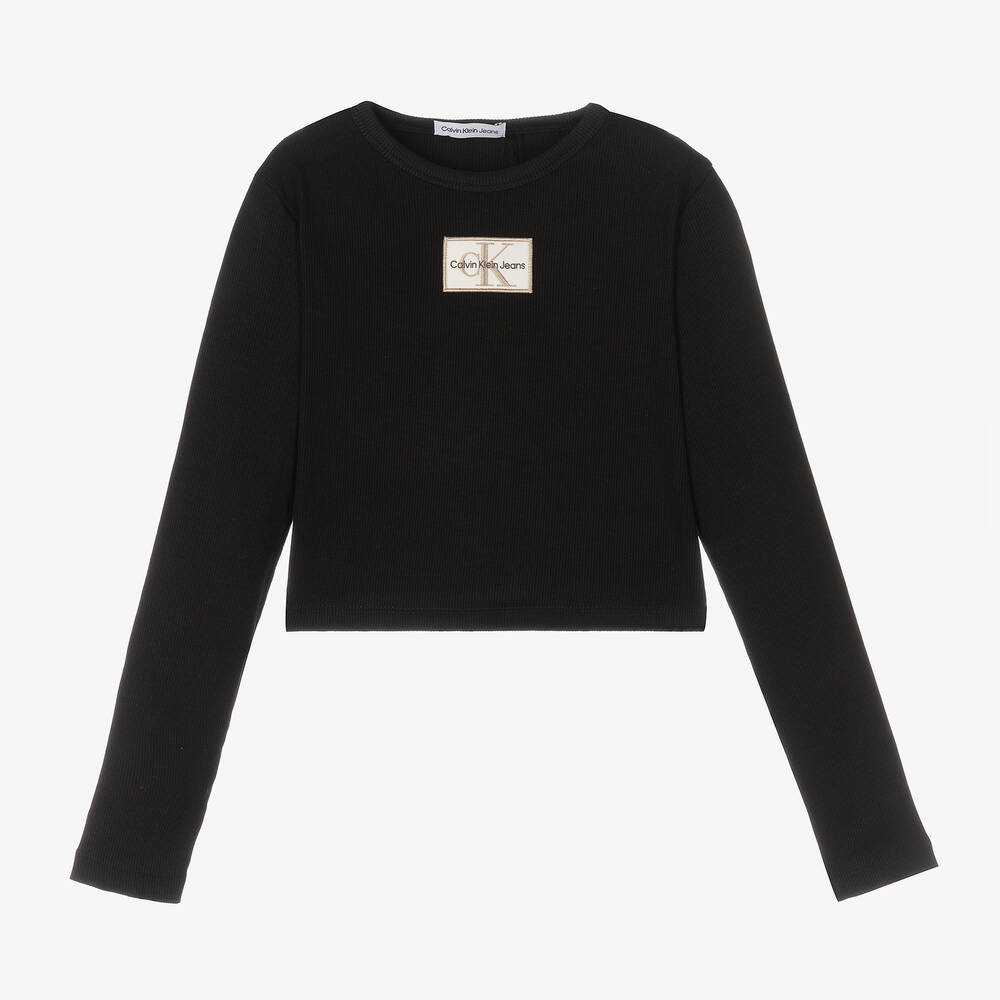 cropped calvin klein top