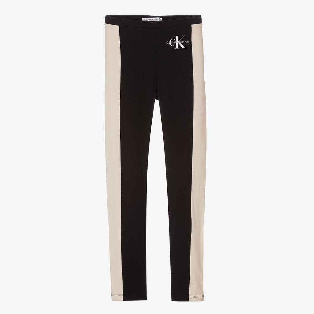 Calvin Klein Jeans - Legging noir ado fille | Childrensalon