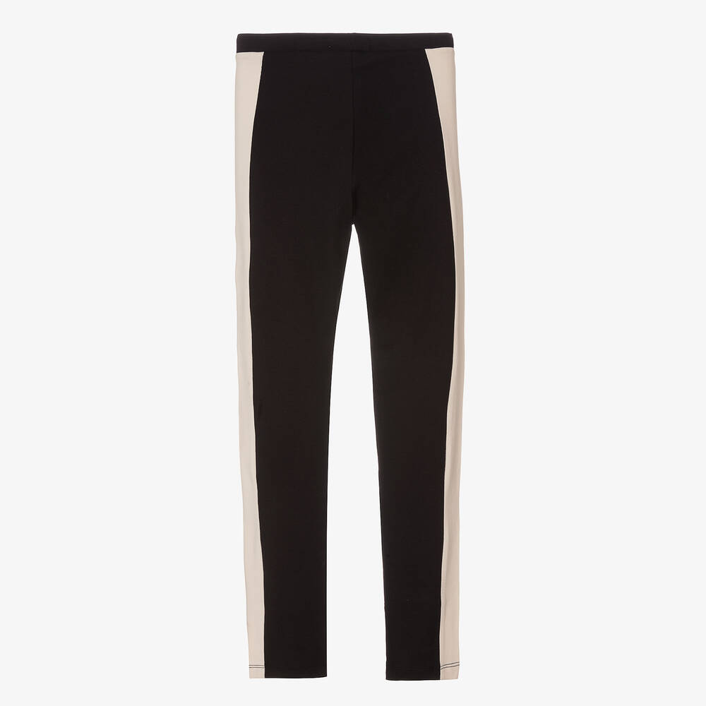 Calvin Klein Jeans-Teen Girls Black Logo Leggings | Childrensalon Outlet