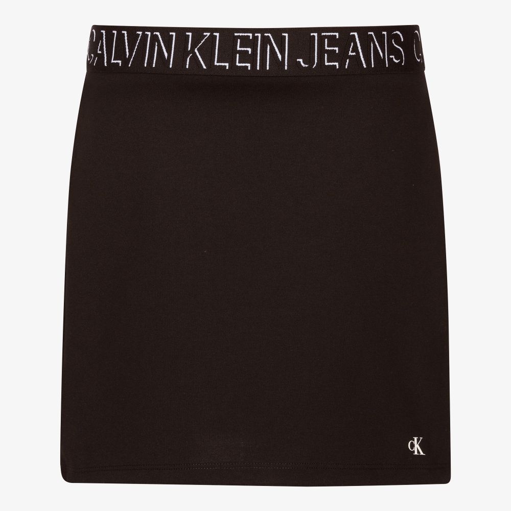 Calvin Klein Jeans - Teen Girls Black Logo Skirt | Childrensalon