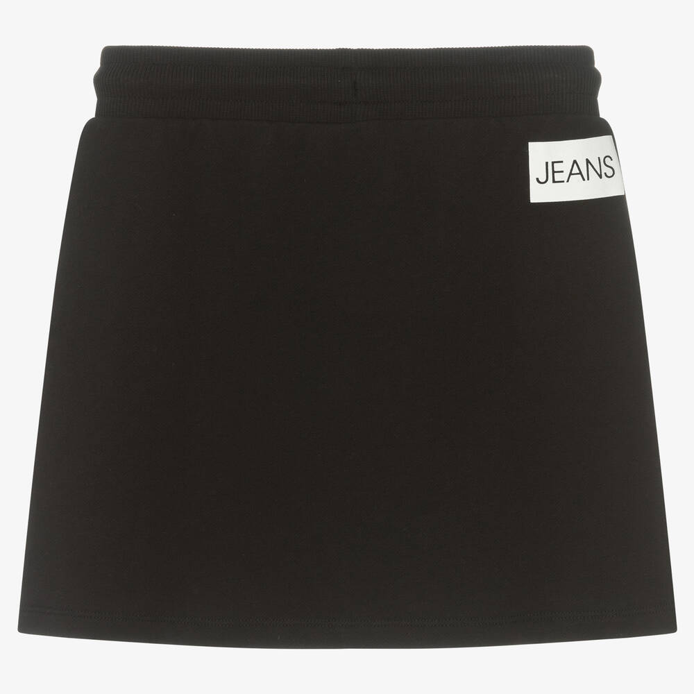 Calvin Klein Jeans-Teen Girls Black Logo Skirt | Childrensalon Outlet