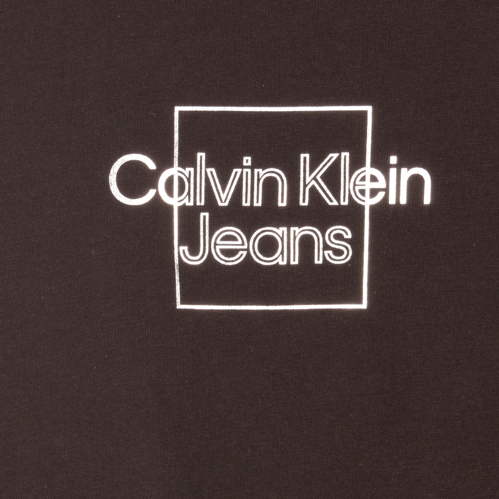 Calvin Klein Jeans-Teen Girls Black Logo T-Shirt | Childrensalon Outlet