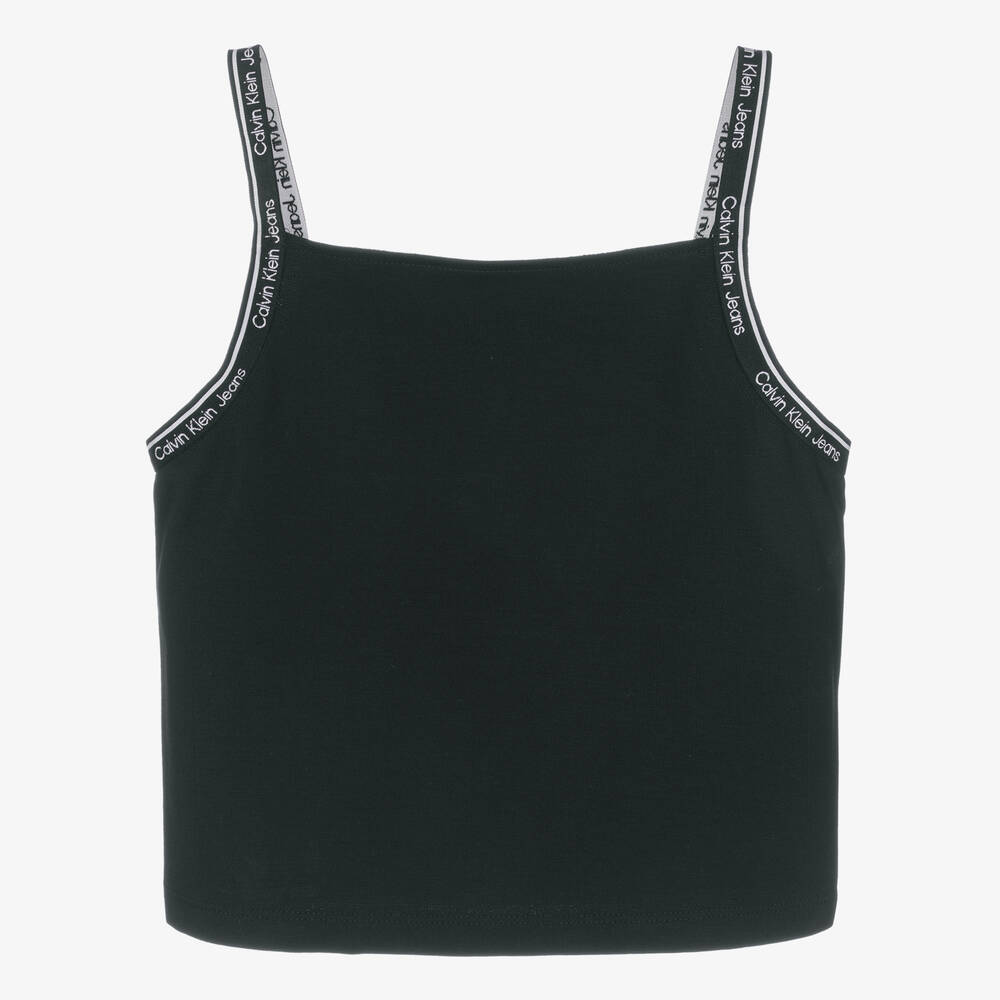 Teen Girls Black Milano Jersey Top